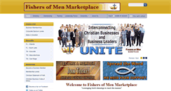 Desktop Screenshot of fishersofmenmarketplace.com